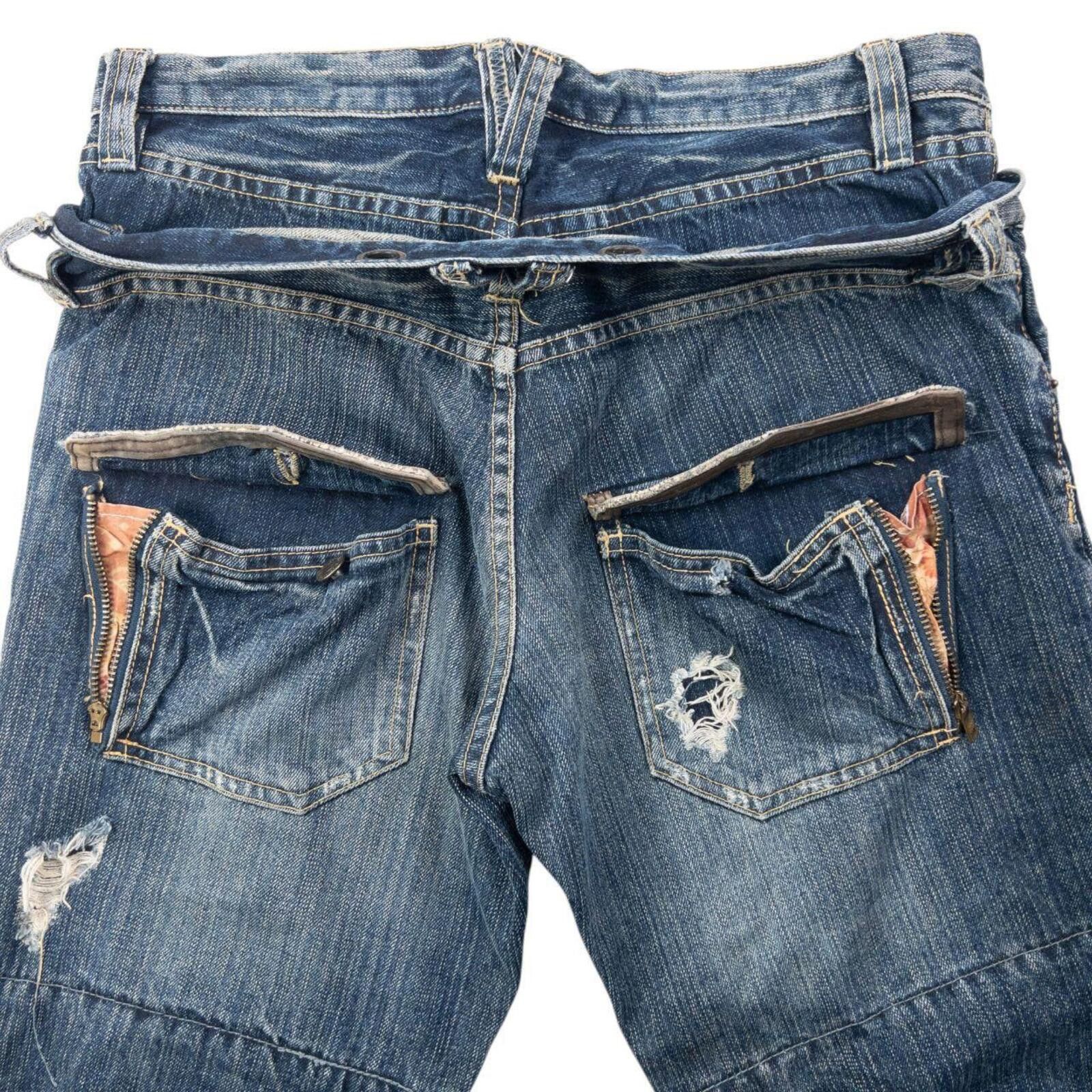 Other Vintage 2000s PPFM Layered Denim Jeans Size W32 Size US 34 / EU 50 - 5 Thumbnail