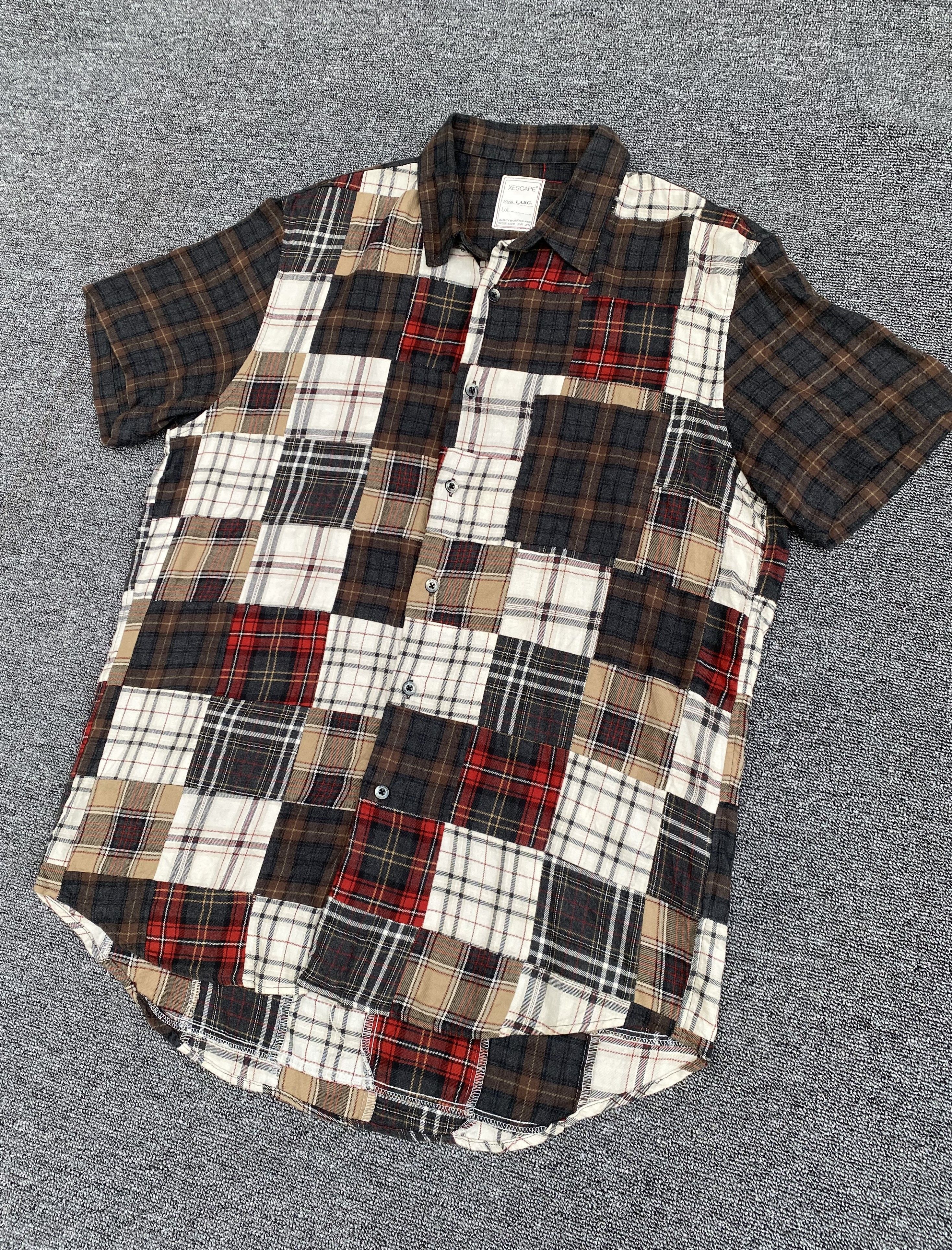 Edition Japan × Japanese Brand XESCAPE Japan patchwork buttom down visvim inspired Size US L / EU 52-54 / 3 - 2 Thumbnail