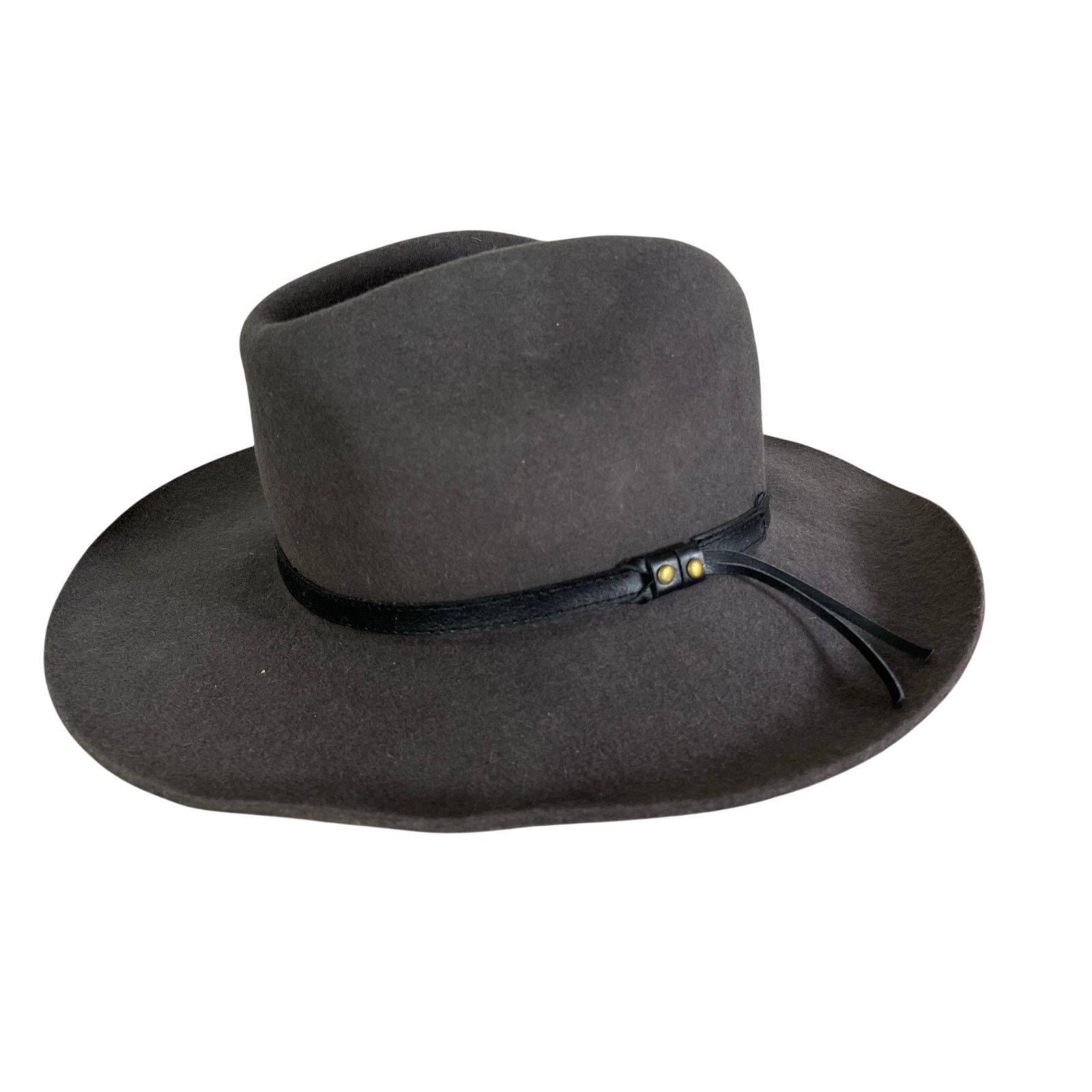 Vintage A. Adams & Spire Fur Felt Western Cowboy Hat Gray Size ONE SIZE - 1 Thumbnail