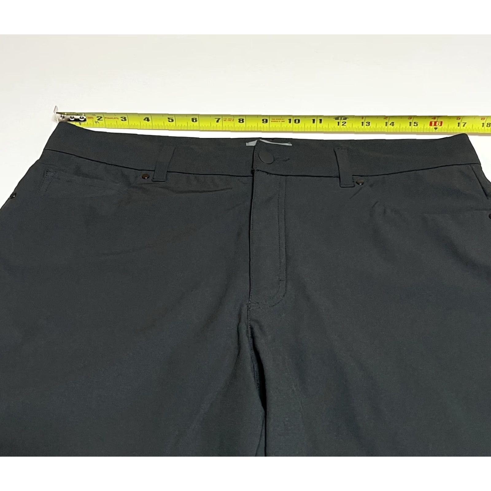 Vintage VRST Limitless 4-Way Stretch Athletic Chino Pants Mens 35x30 5-Pocket Black Regular Straight Modern Comfort Logo Tooling: 35x28 measurement note Size US 35 - 3 Thumbnail