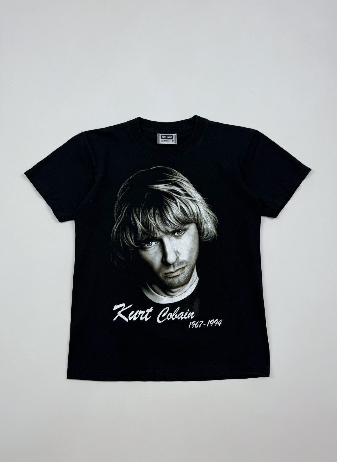Band Tees × Vintage 90’s Vintage Kurt Cobain 1967-1994 RIP Single Stitch T-Shirt Size US M / EU 48-50 / 2 - 1 Thumbnail