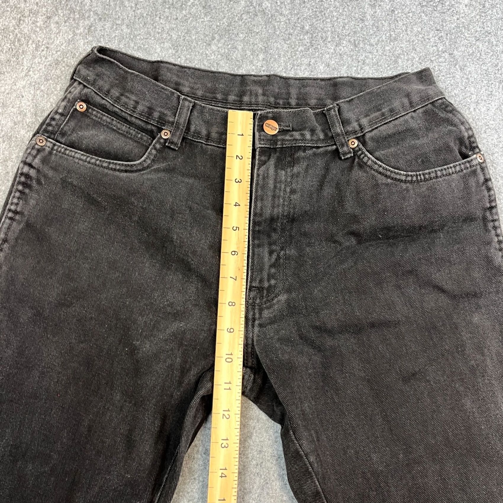 Wrangler VINTAGE Wrangler Jeans Regular Straight 30 30 Dark Black Cowboy Western 100% Cotton Mens Jeans Size US 30 / EU 46 - 5 Thumbnail