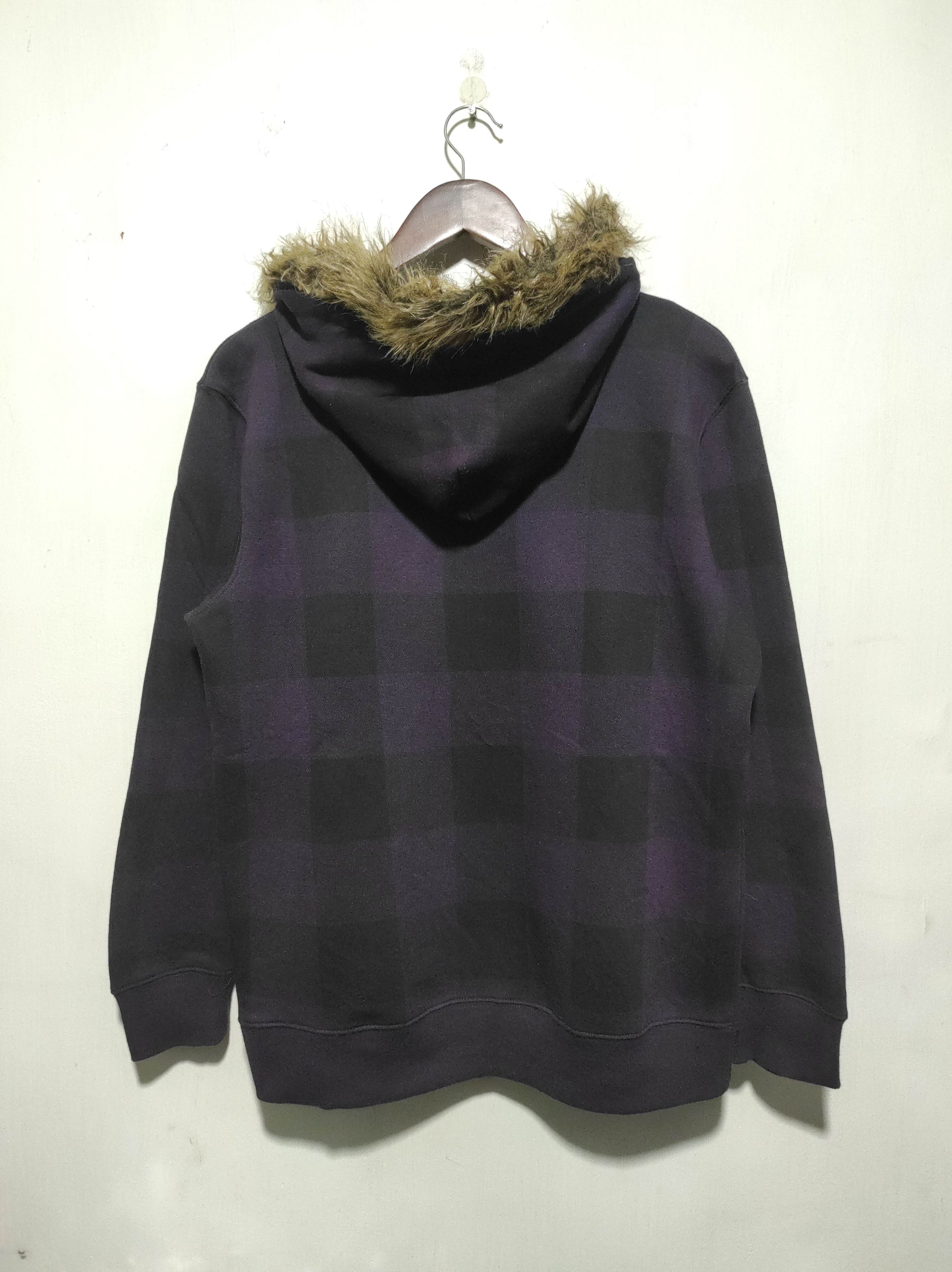 Hysteric Glamour I love Hip Hop Plaid Zip Fur Hoodie i6w9 LBG style Size US M / EU 48-50 / 2 - 14 Thumbnail
