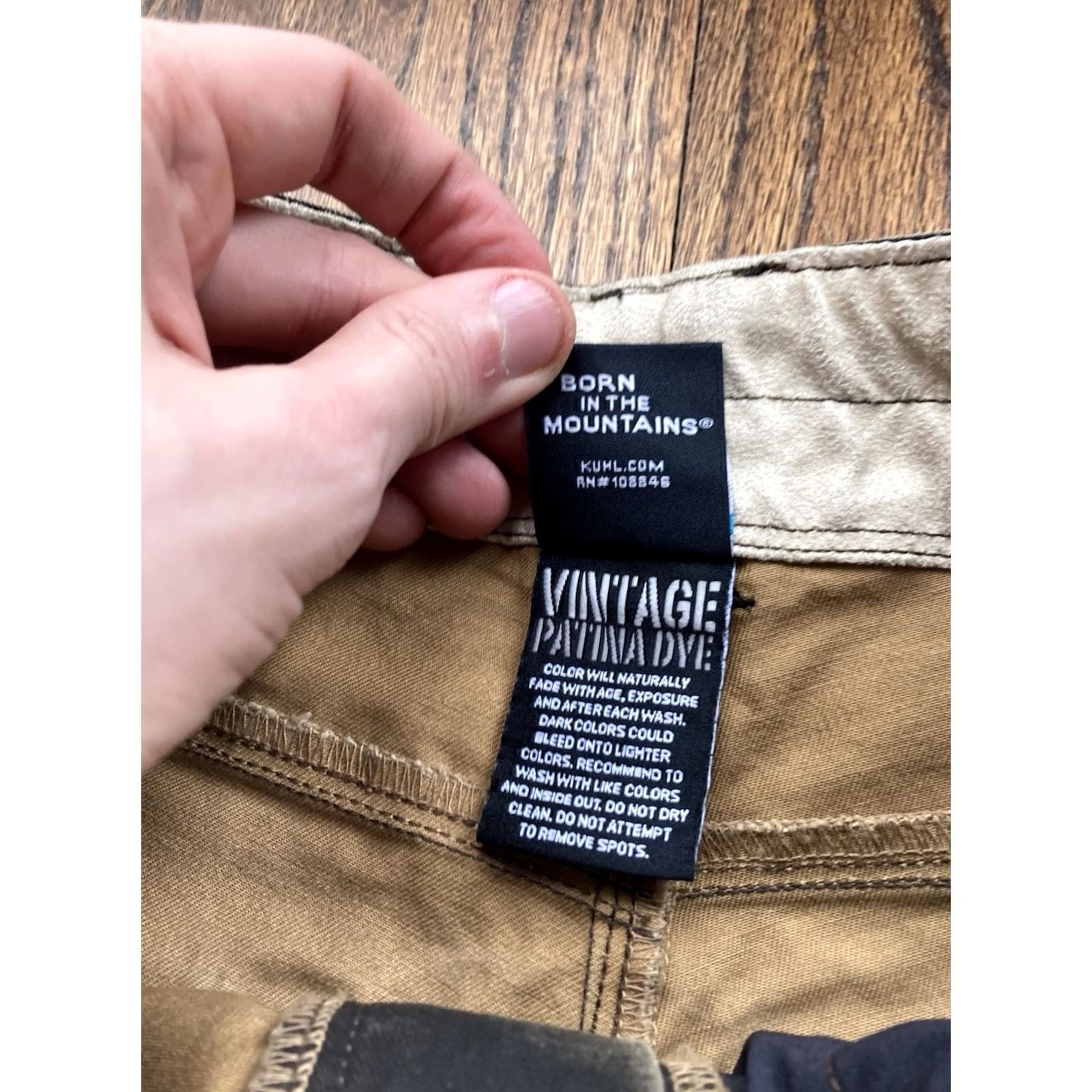 Vintage Kuhl Rydr Pants Mens Size 30x30 Canvas Midnight Brown Vintage Patina Dye Size US 30 / EU 46 - 7 Thumbnail