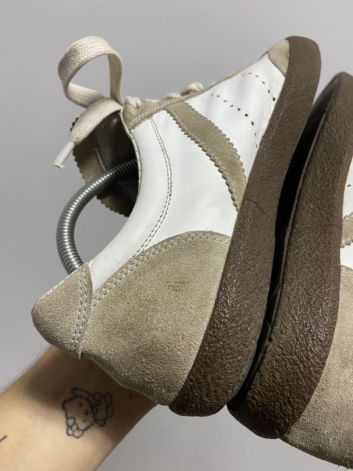 Moncler Moncler low top sneakers leather vintage luxury logo Size US 8 / EU 41 - 17 Thumbnail
