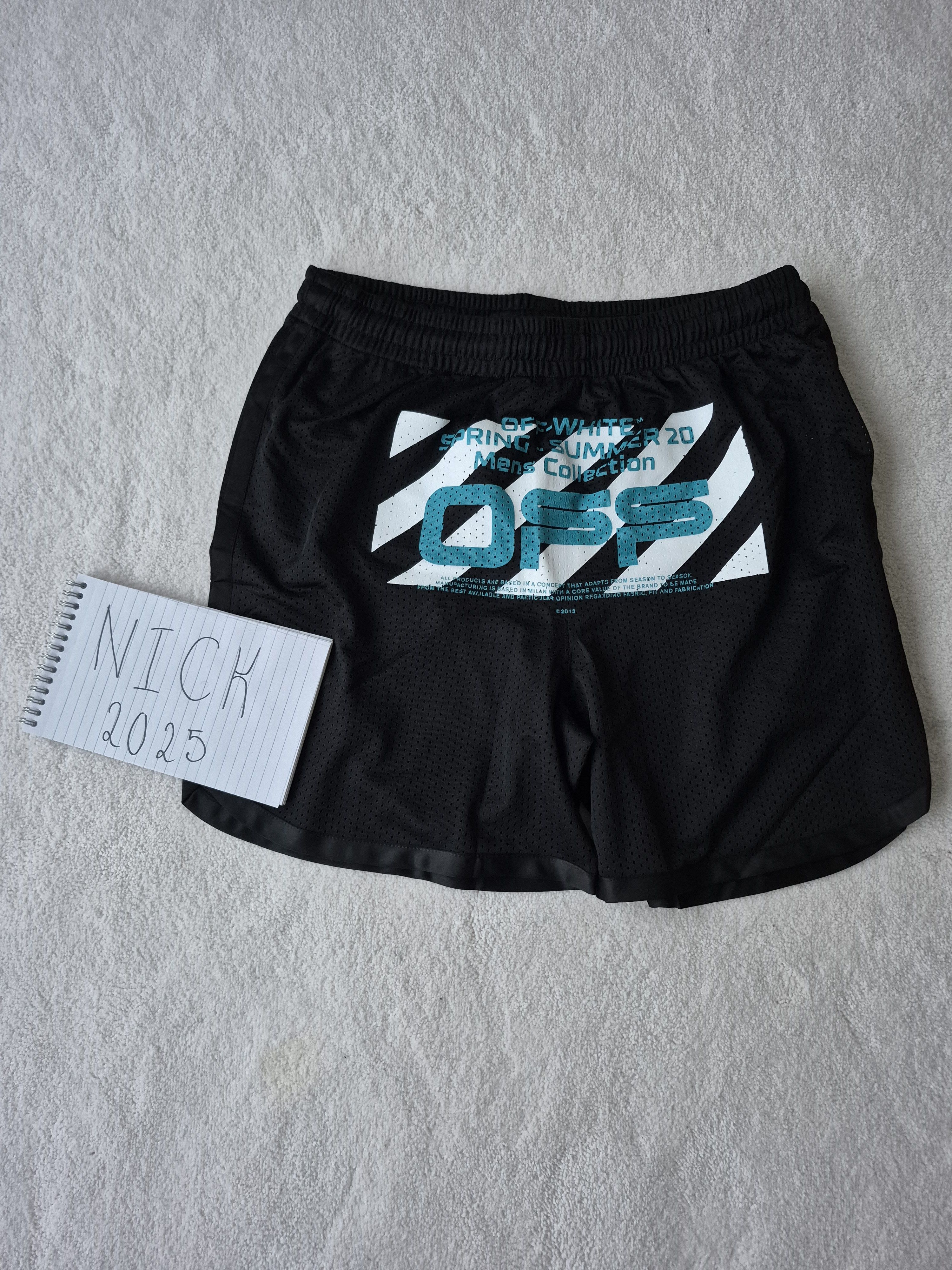 Off-White Off-White Marble Mesh Shorts | Grailed