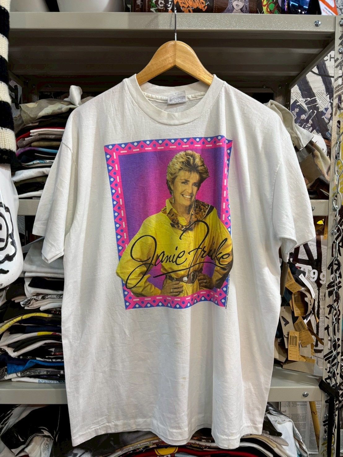 Band Tees Vintage Janie fricke Size US XL / EU 56 / 4 - 1 Thumbnail