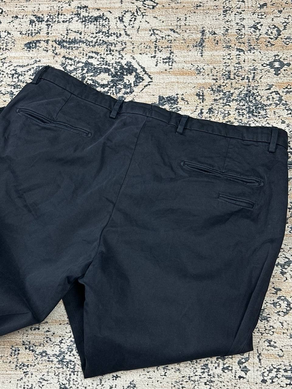 Vintage Briglia 1949 Luxury Navy Slim Chino Italian Pants Size US 38 / EU 54 - 10 Thumbnail
