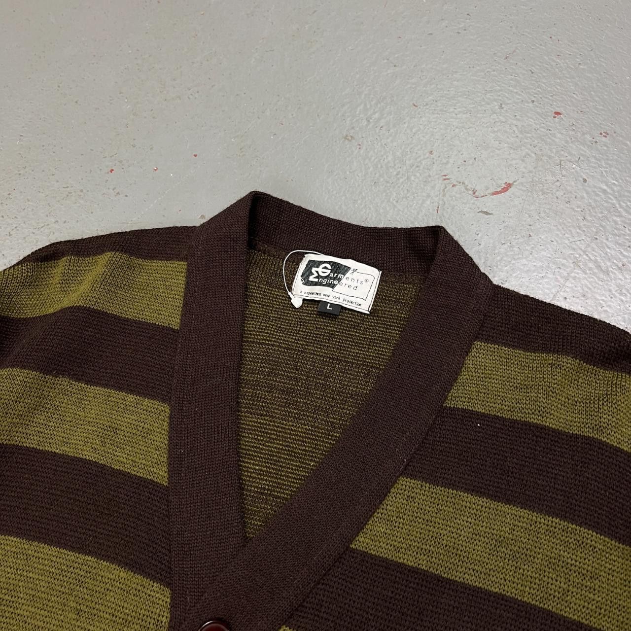Engineered Garments Striped Cardigan
