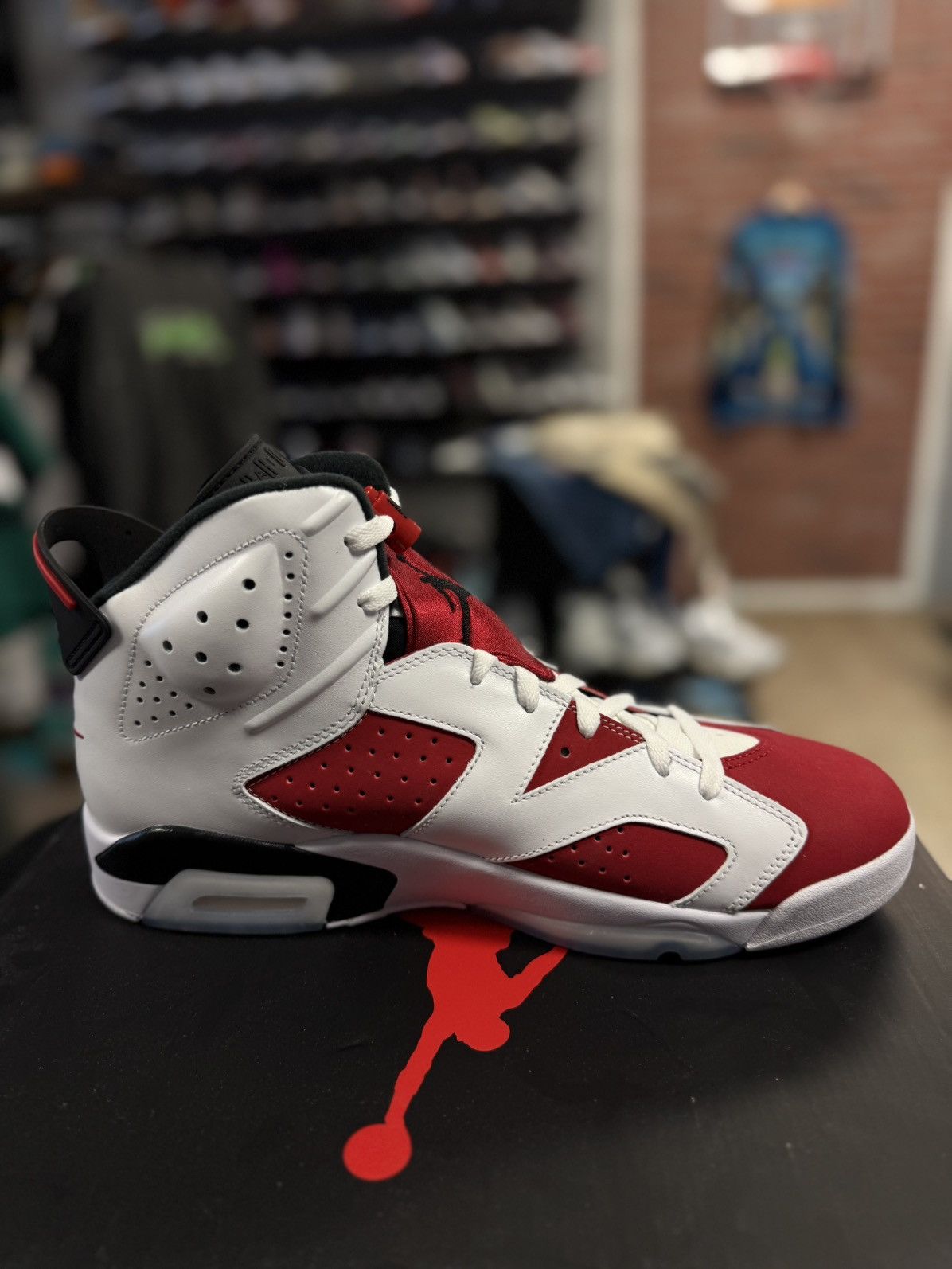 Jordan Brand × Nike Jordan 6 Carmine Size 12 (NEW) (CT8529-106) Size US 12 / EU 45 - 7 Thumbnail