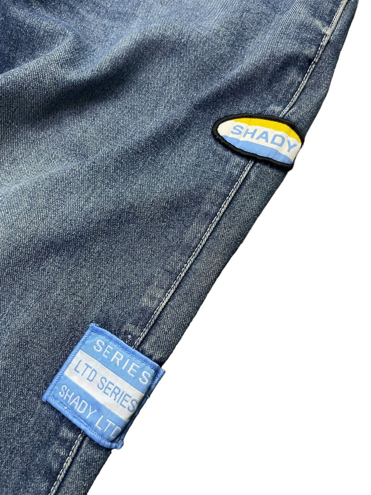 Eminem × JNCO Vintage Eminem Shady Ltd Patched Rap Baggy Massive Jeans Size US 34 / EU 50 - 10 Thumbnail