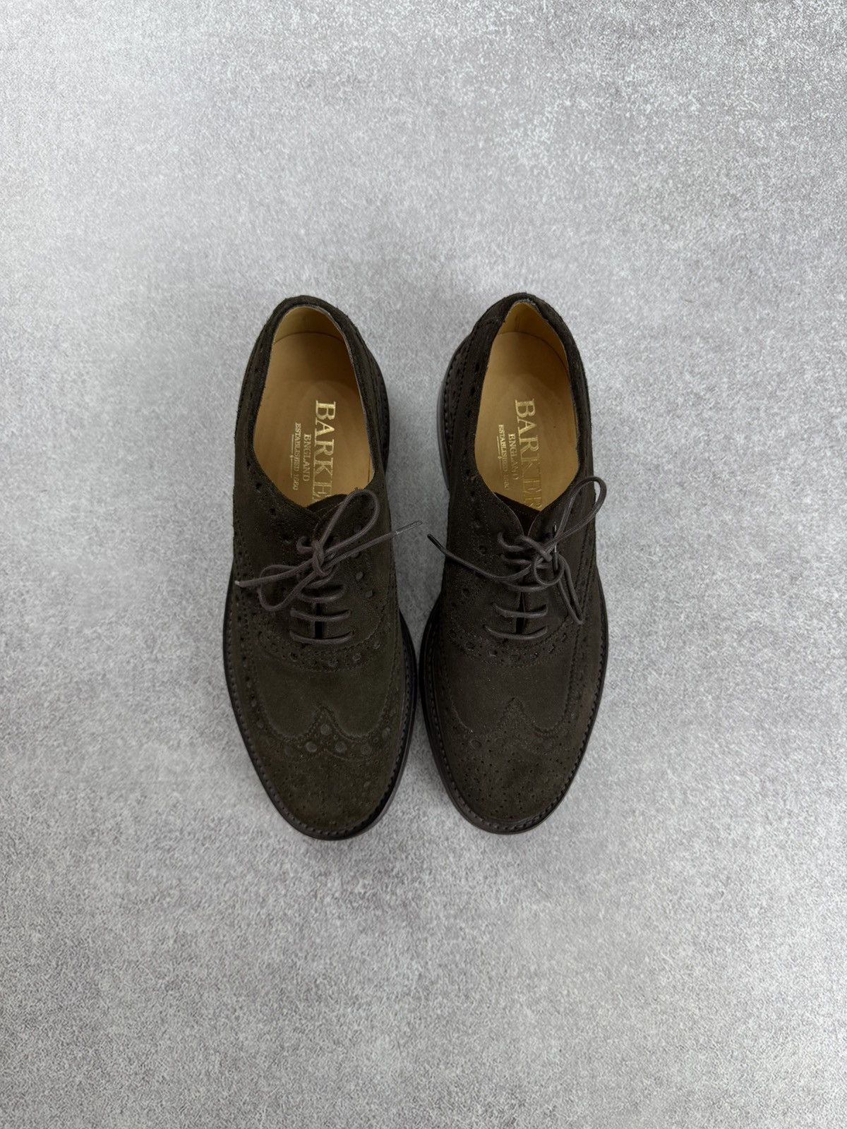 Barker Barker Suede Brogue Derby Dress Shoes Size Uk 5 Size US 6 / EU 39 - 8 Thumbnail