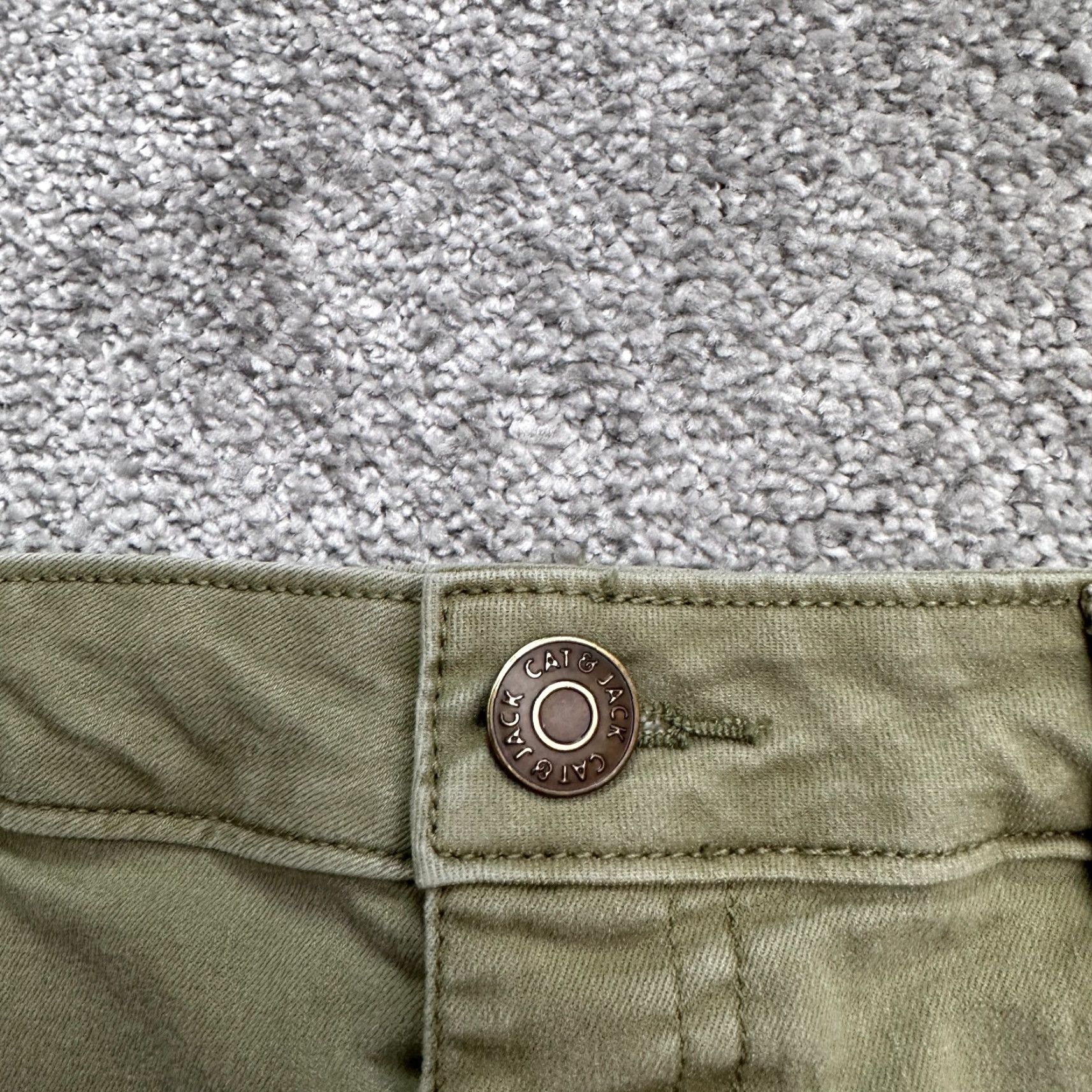 Vintage Cat & Jack Jeans Skinny 30x25.5 Juniors 14 Brown Mid Rise Denim Pocket 5-Pocket Stretch Regular Women Girls Mens Size 36" / US 14 / IT 50 - 3 Thumbnail