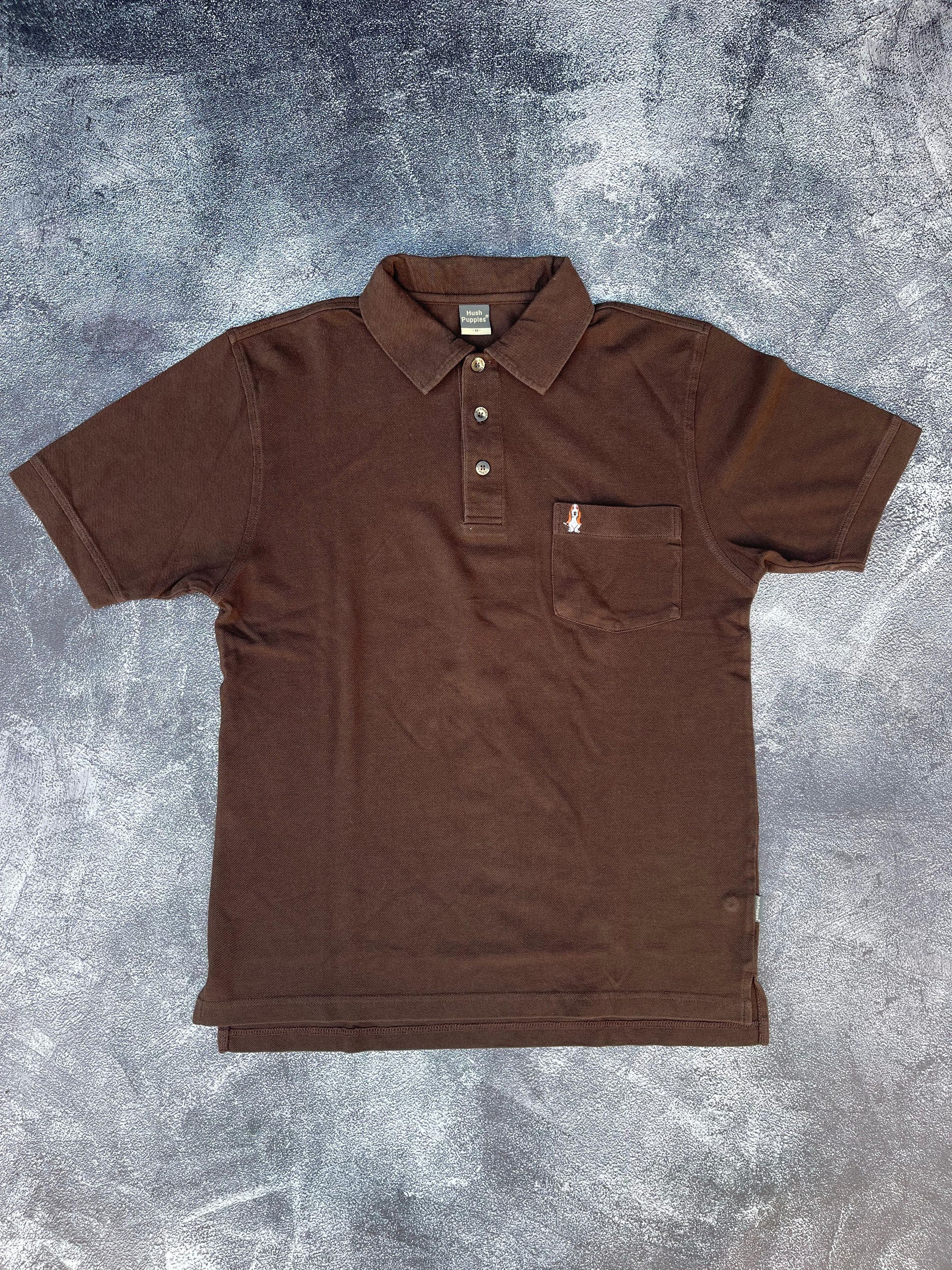 Hush Puppies Polo Shirt "Hush Puppies" Brown Size M Size US M / EU 48-50 / 2 - 1 Thumbnail