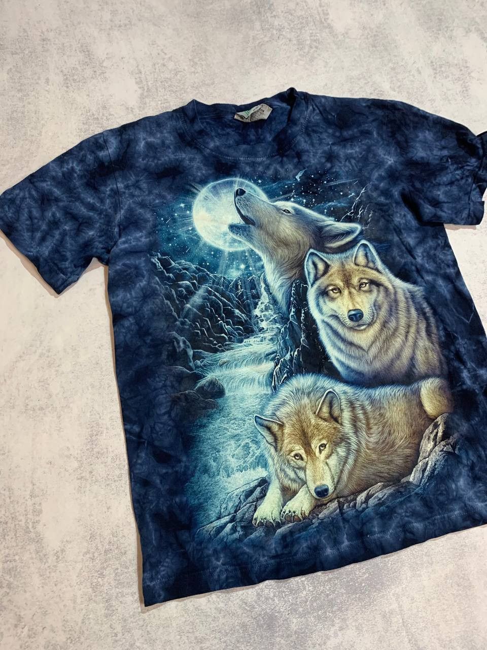 Vintage Rare vintage colourful wolf 3-D overprint tee Size US M / EU 48-50 / 2 - 2 Thumbnail