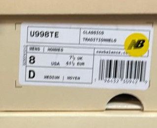 New Balance o1w1db10824 998 Core Rubber-Trimmed Full-Grain Sneakers Size US 8 / EU 41 - 8 Thumbnail