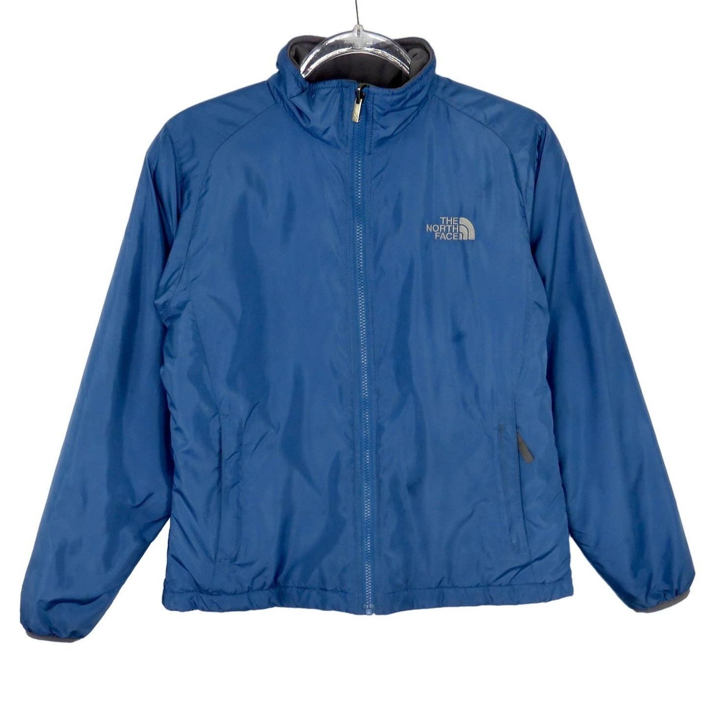 The North Face The North Face Blue Lightweight Zipper Windbreaker Jacket Size S / US 4 / IT 40 - 1 Thumbnail