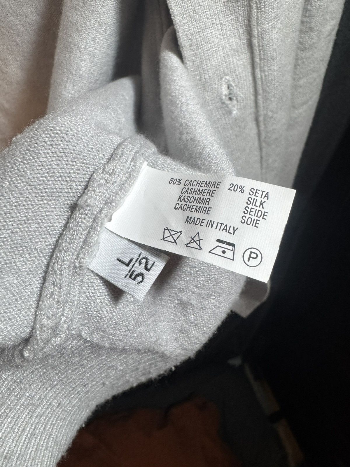 Kiton Kiton Napoli Men’s Cardigan Sweater Grey Size L Size US L / EU 52-54 / 3 - 7 Thumbnail