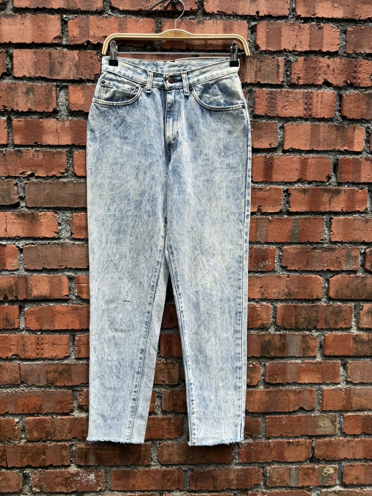 Levi's Vintage Clothing W27x28.5 vintage levi’s 505 acid wash made in USA Size 27" / US 4 / IT 40 - 1 Thumbnail