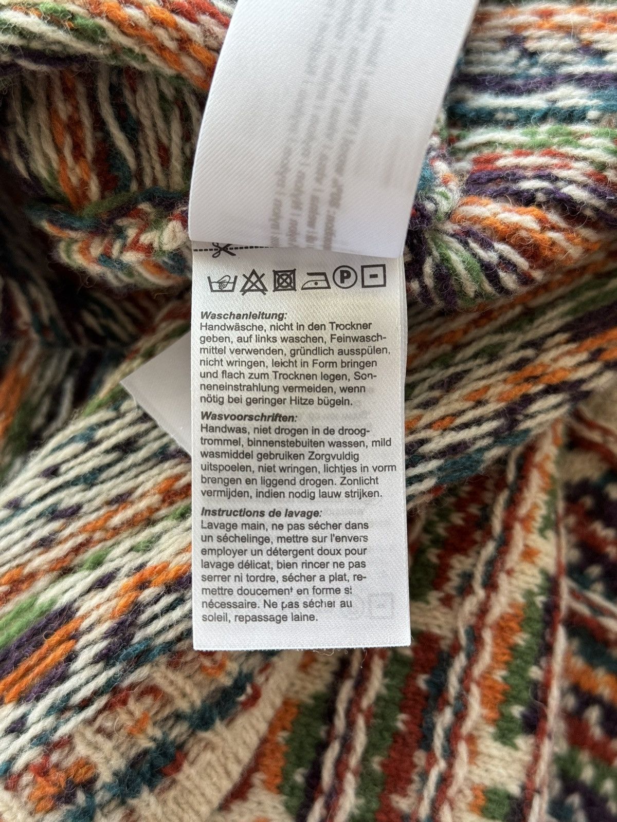 Designer Ivko avant garde wool blend coloured zip cardigan sweater Size S / US 4 / IT 40 - 8 Thumbnail
