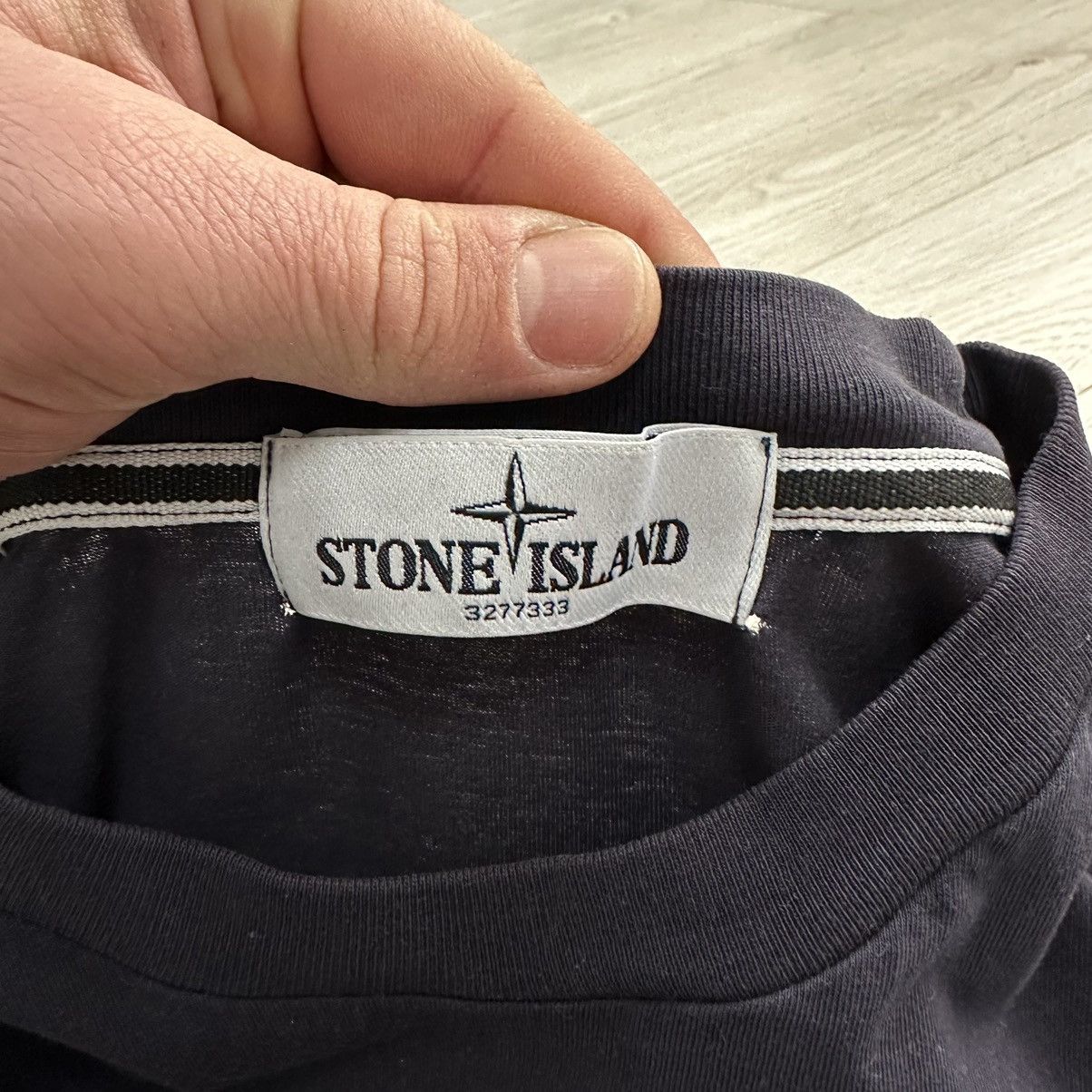 Stone Island Stone Island Bog Logo Navy T Shirt Size US L / EU 52-54 / 3 - 7 Thumbnail