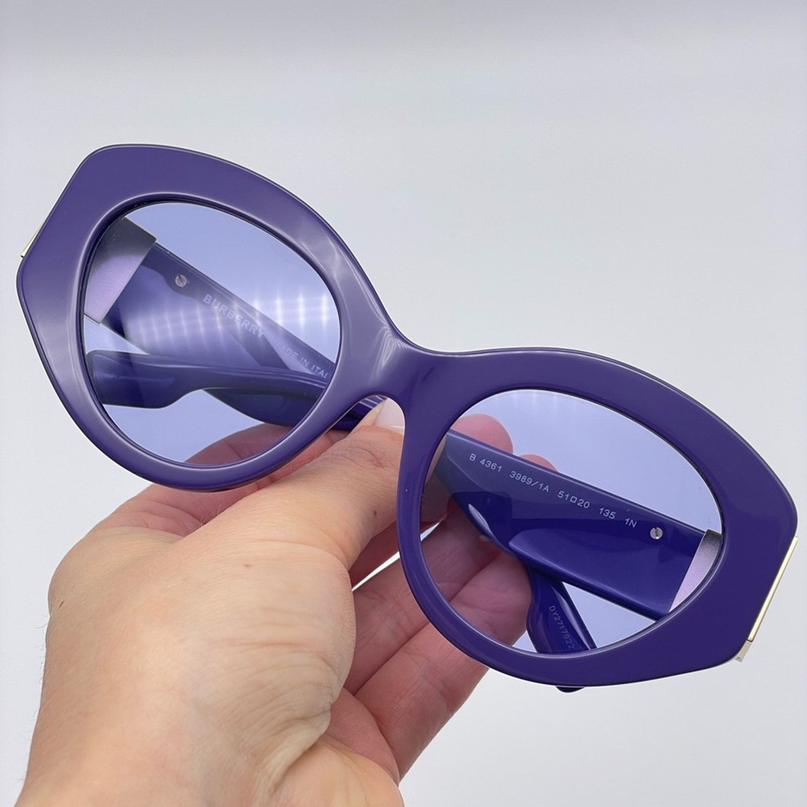 Burberry NEW BURBERRY SOPHIA BE4361 39891A Violet Women Sunglasses Size ONE SIZE - 1 Thumbnail