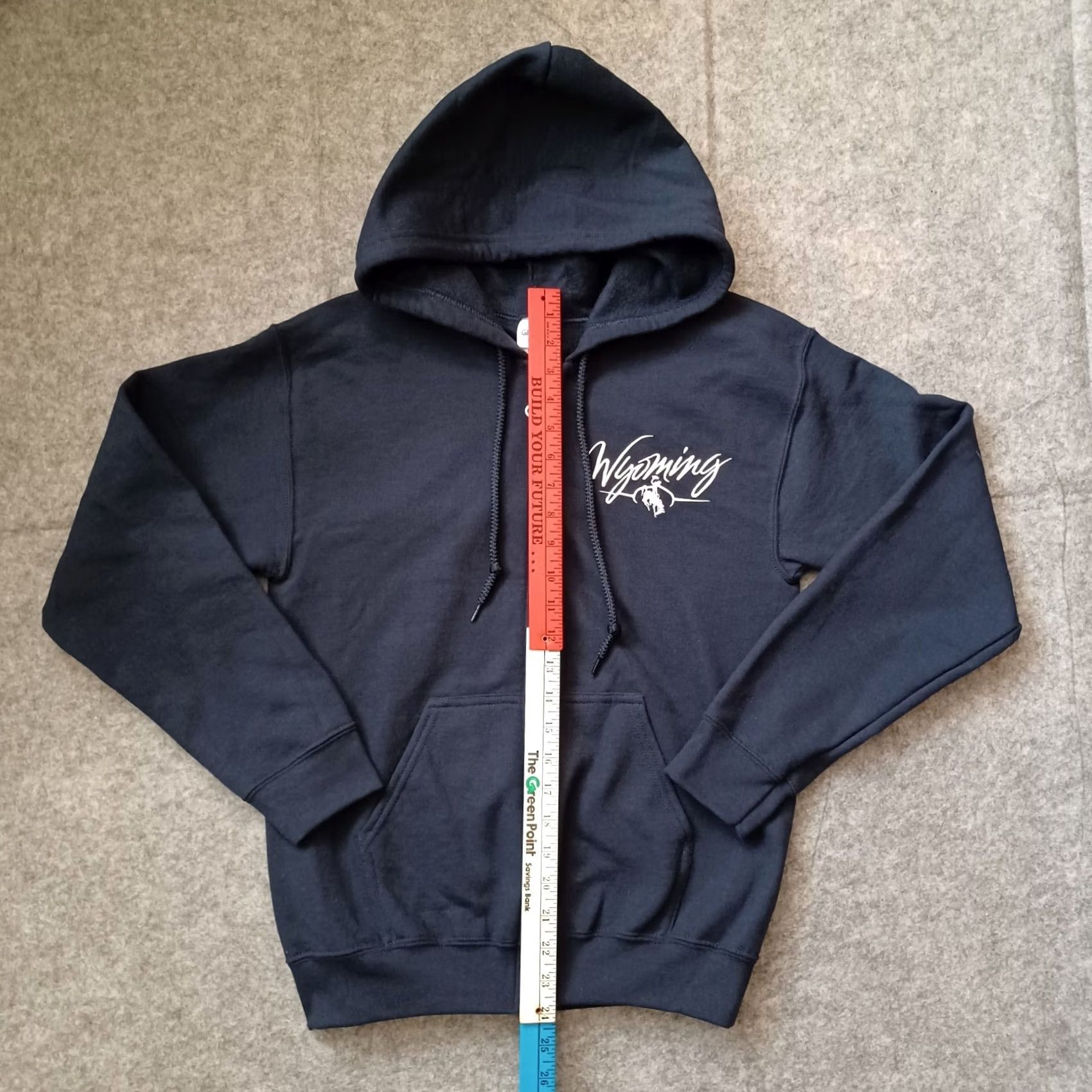 Gildan Wyoming Hoodie Jacket Womens Small Navy Blue Full Zip Embroidery Logo Gildan Size S / US 4 / IT 40 - 7 Thumbnail