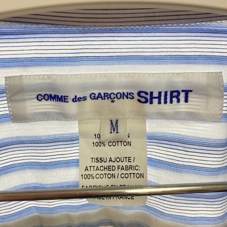 Comme des Garcons Comme Des Garcons Stripe Color Patchwork Long Sleeve Shirt Size US M / EU 48-50 / 2 - 5 Thumbnail