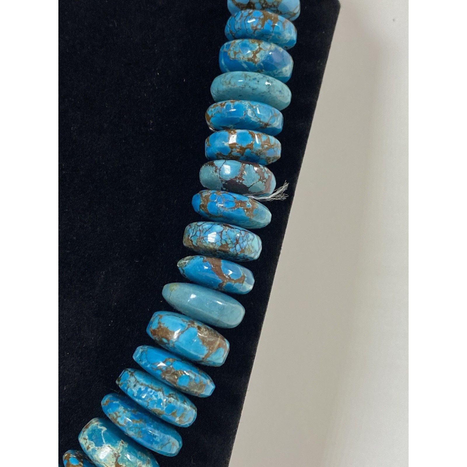 Other Turquoise Disc Necklace w/ Reddish Brown Matrix Size ONE SIZE - 2 Thumbnail