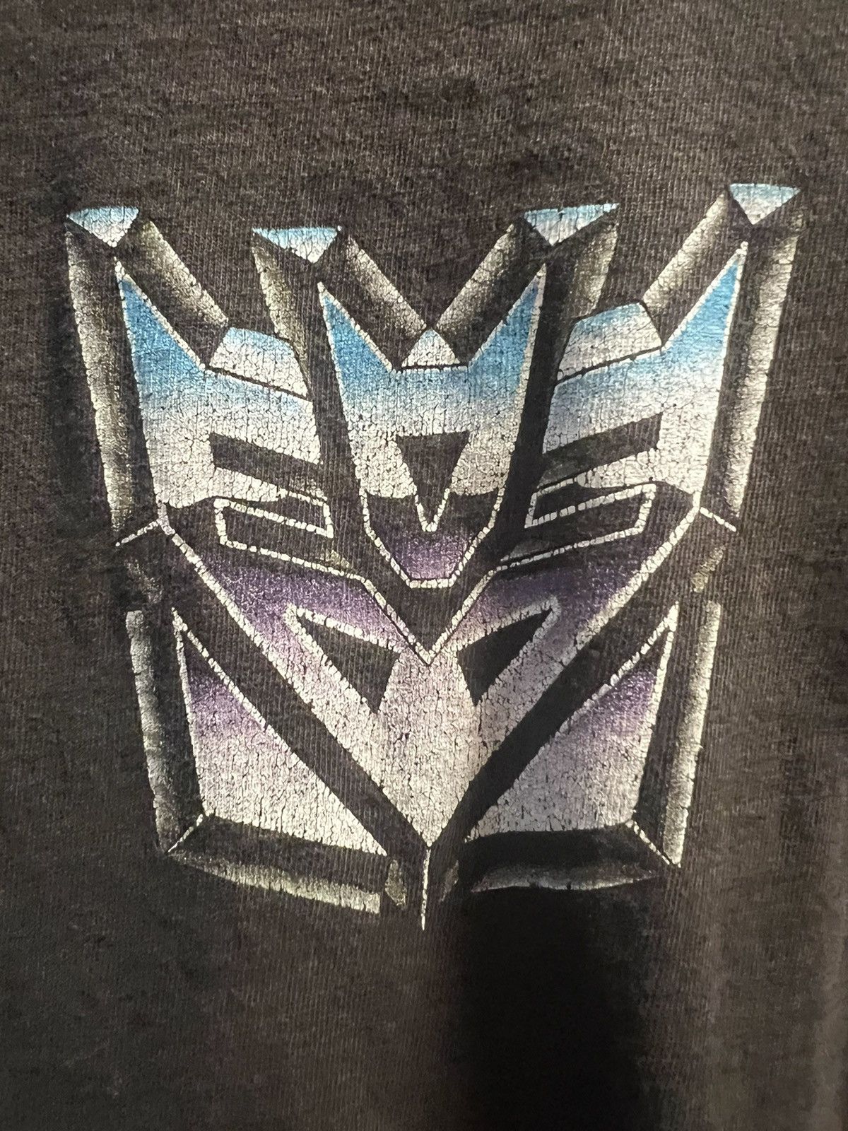 Transformers Thrashed & Faded Vintage Transformer’s Decepticon Logo Size US XL / EU 56 / 4 - 4 Thumbnail