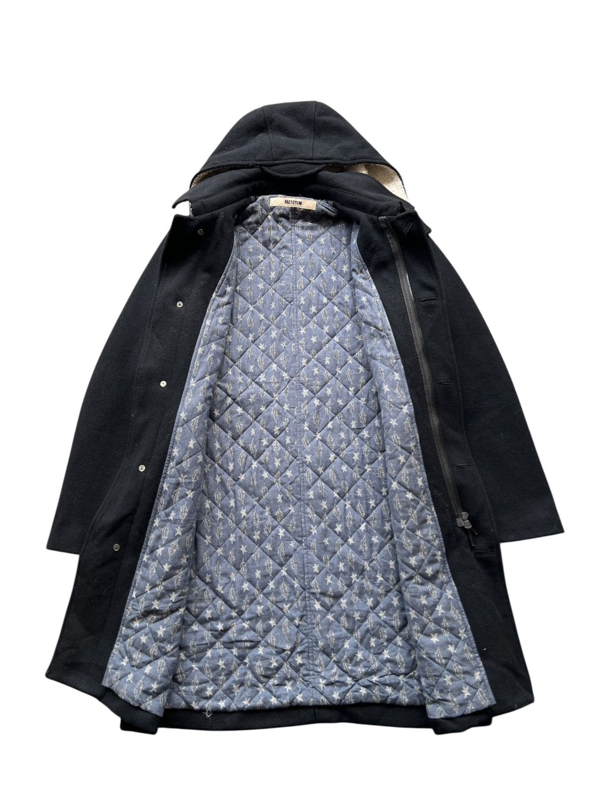 FACTOTUM 🔥 FACTOTUM HOODIE OVERCOAT ZIPPER Size US S / EU 44-46 / 1 - 7 Thumbnail