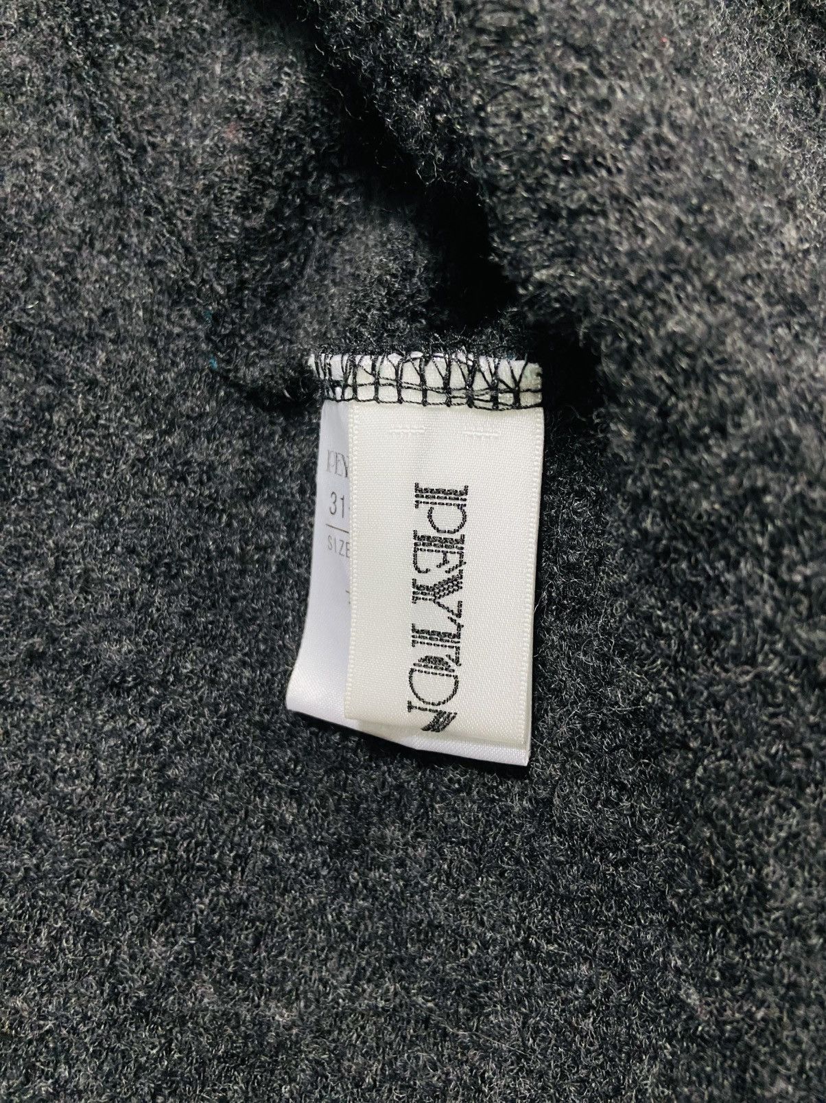 Japanese Brand Peyton Place Dark Grey Wool Blend A-Line Cape Coat - Medium Size M / US 6-8 / IT 42-44 - 8 Thumbnail