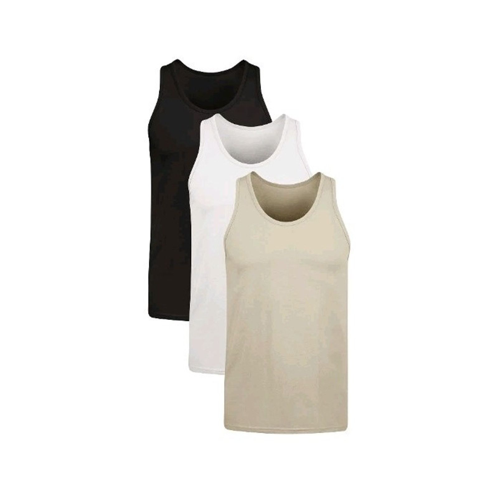 Hanes Hanes Originals Men's Size M 38-40 Cool Tank Tops 3 Pack Size US M / EU 48-50 / 2 - 2 Thumbnail