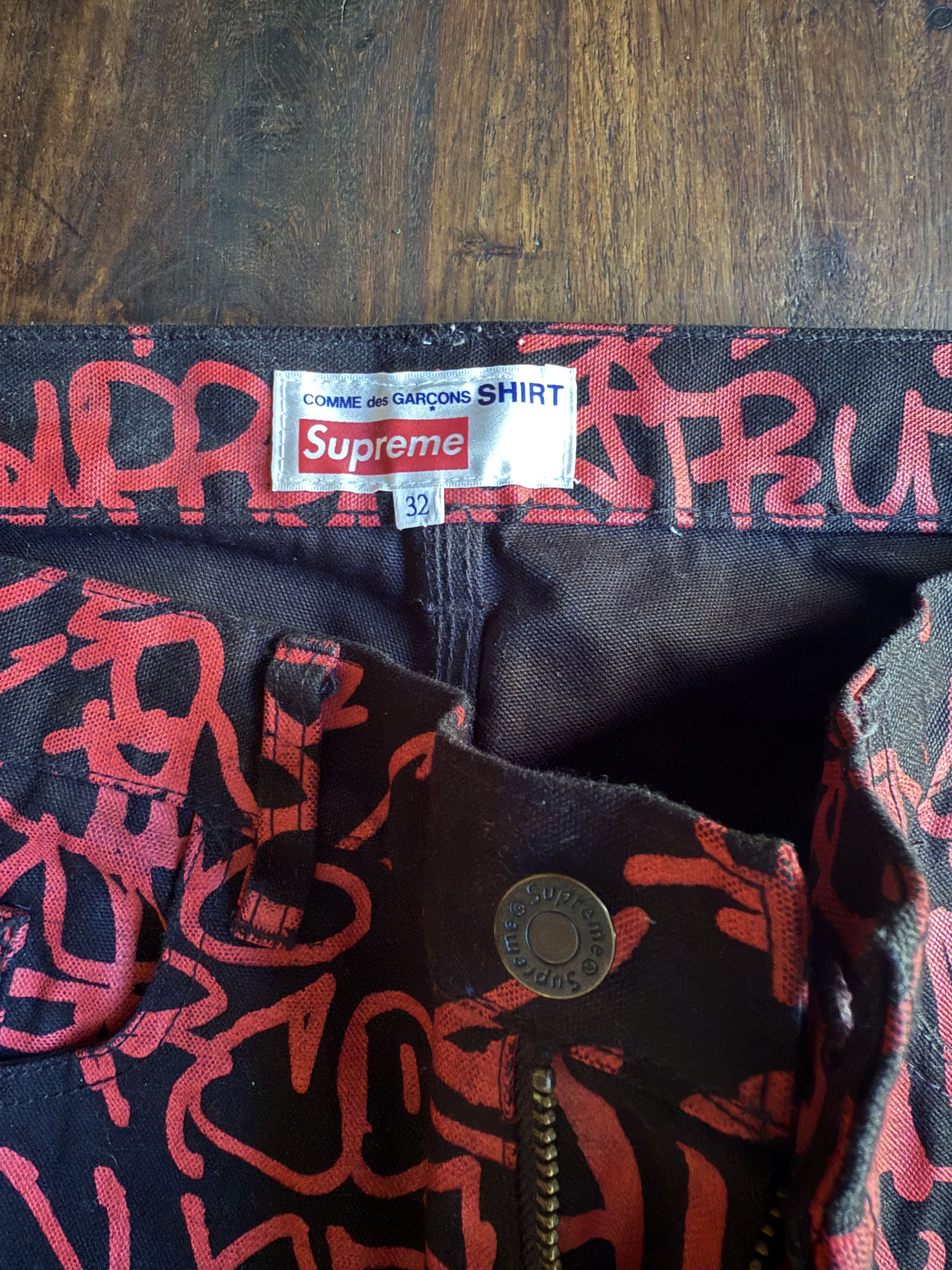 Supreme Rare Supreme x Comme des Garçons collab pants Size US 32 / EU 48 - 2 Thumbnail