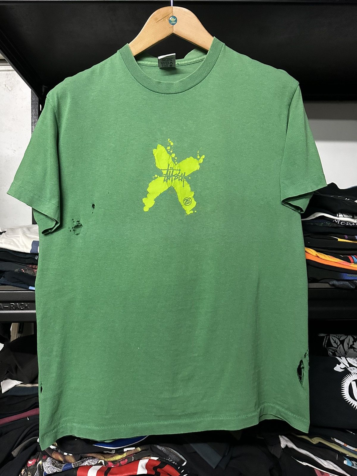 Stussy × Vintage Vintage Stussy X Skateboard Distressed Single Stitch Faded T Size US M / EU 48-50 / 2 - 2 Thumbnail