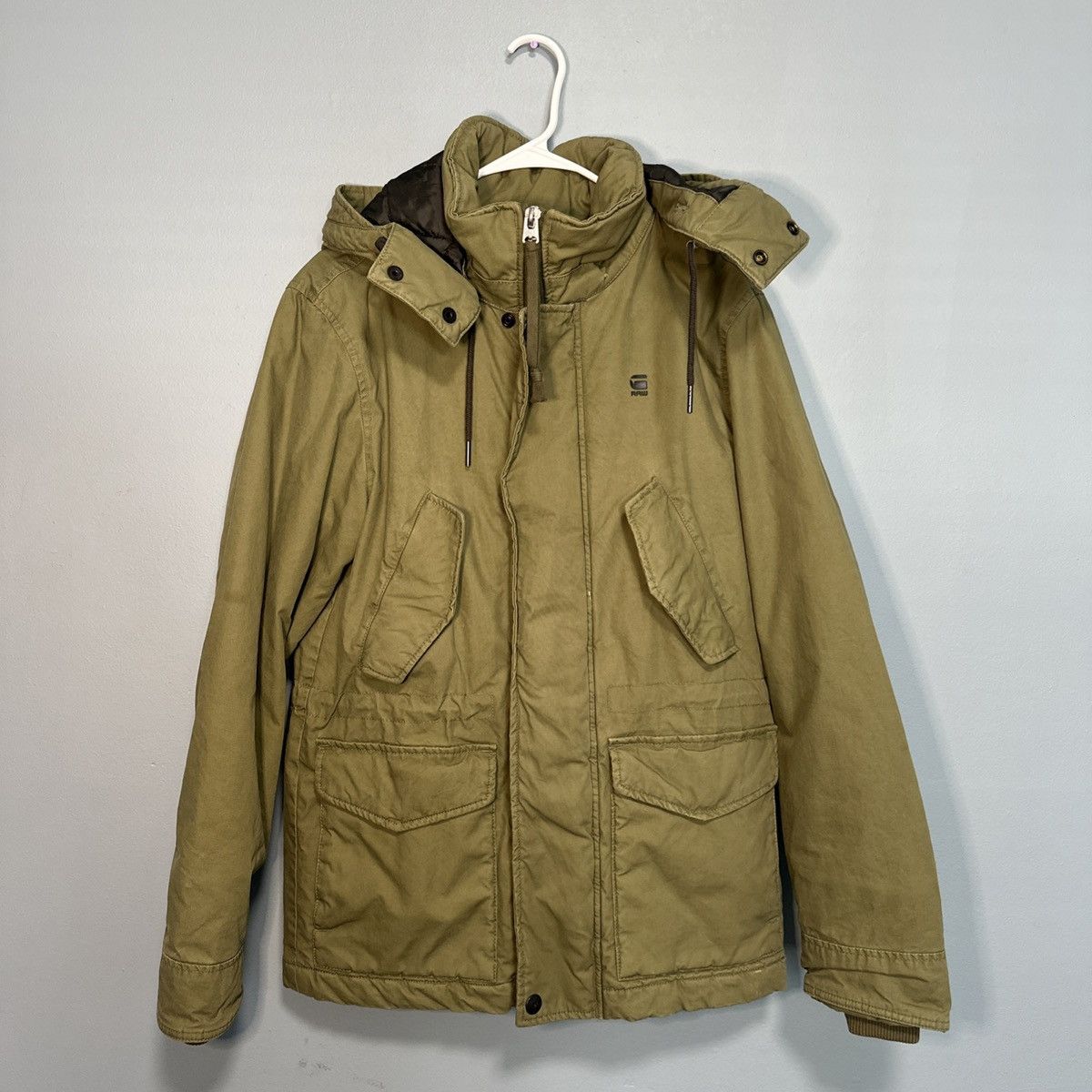 G-Star G-Star Raw Men's Vodan Padded Hooded Jacket Green Size US XS / EU 42 / 0 - 1 Thumbnail
