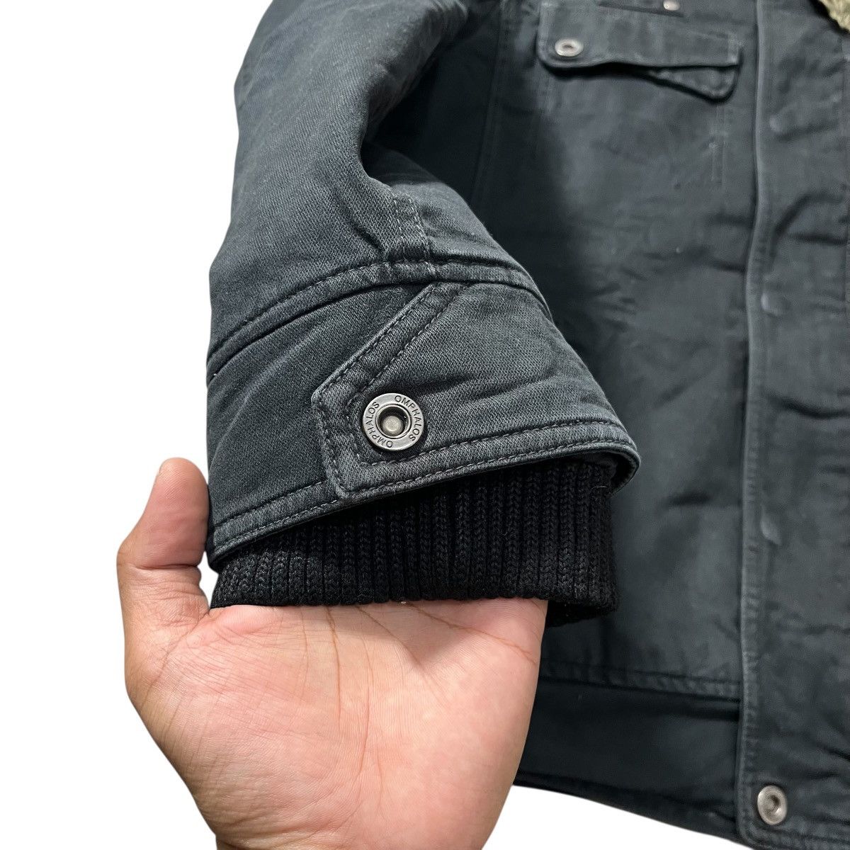 Japanese Brand OMPHALOS Canvas Jacket Fleece Lined Size US L / EU 52-54 / 3 - 5 Thumbnail