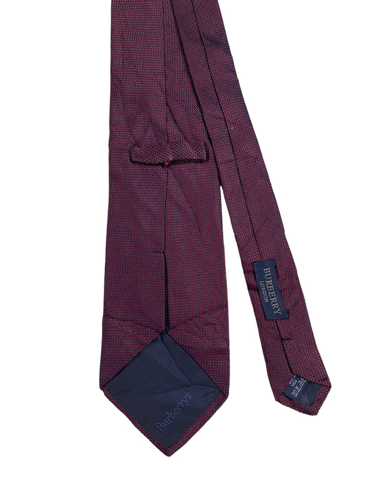 Burberry 💥VINTAGE BURBERRY London neck tie silk Italy ties Size ONE SIZE - 4 Thumbnail