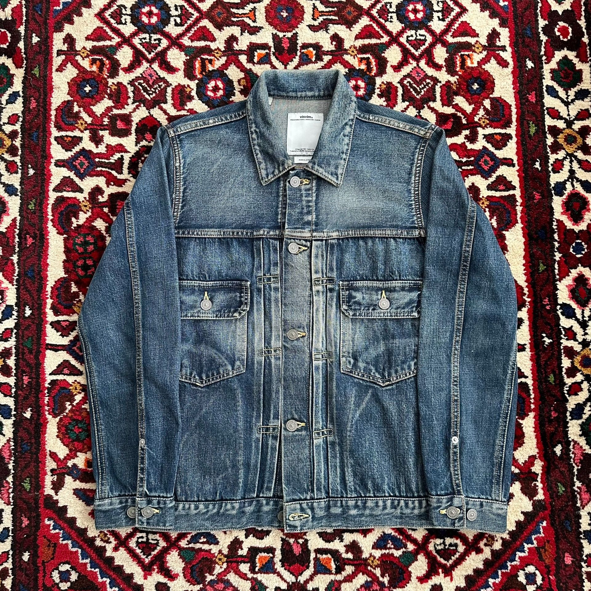 Visvim visvim 11AW 101 Blue Denim Jacket Size US S / EU 44-46 / 1 - 1 Thumbnail
