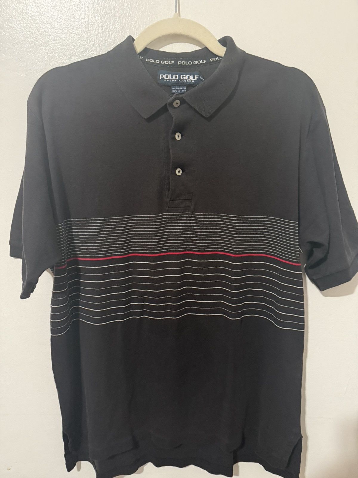 Polo Ralph Lauren Mens Vintage Polo Golf Shirt Size US L / EU 52-54 / 3 - 1 Thumbnail
