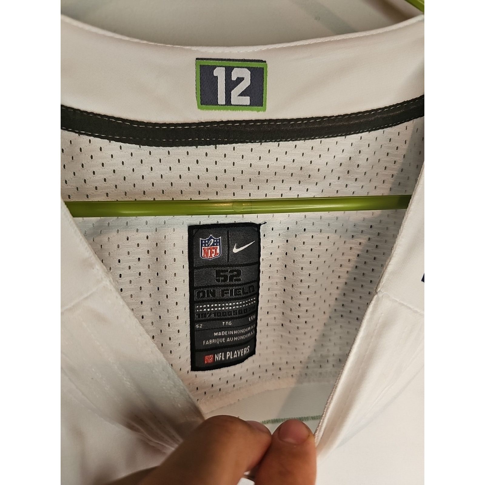 Nike Nike Sewn Seattle Seahawks Russell Wilson #3 Jersey Size 52 Size US XXL / EU 58 / 5 - 4 Thumbnail