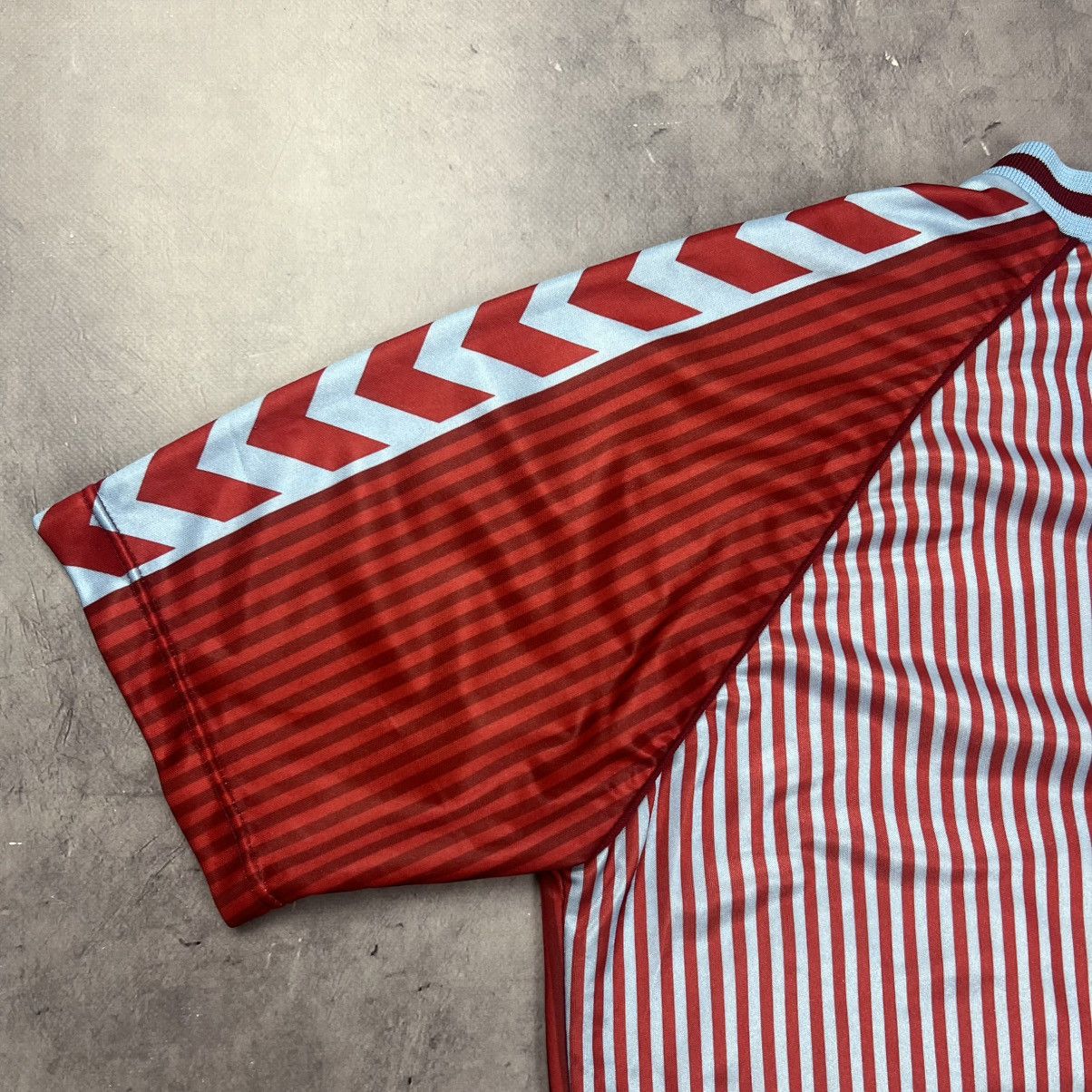 Hummel Rare! Aston Villa Hummel Vintage Soccer Jersey 1987 Size US M / EU 48-50 / 2 - 14 Thumbnail