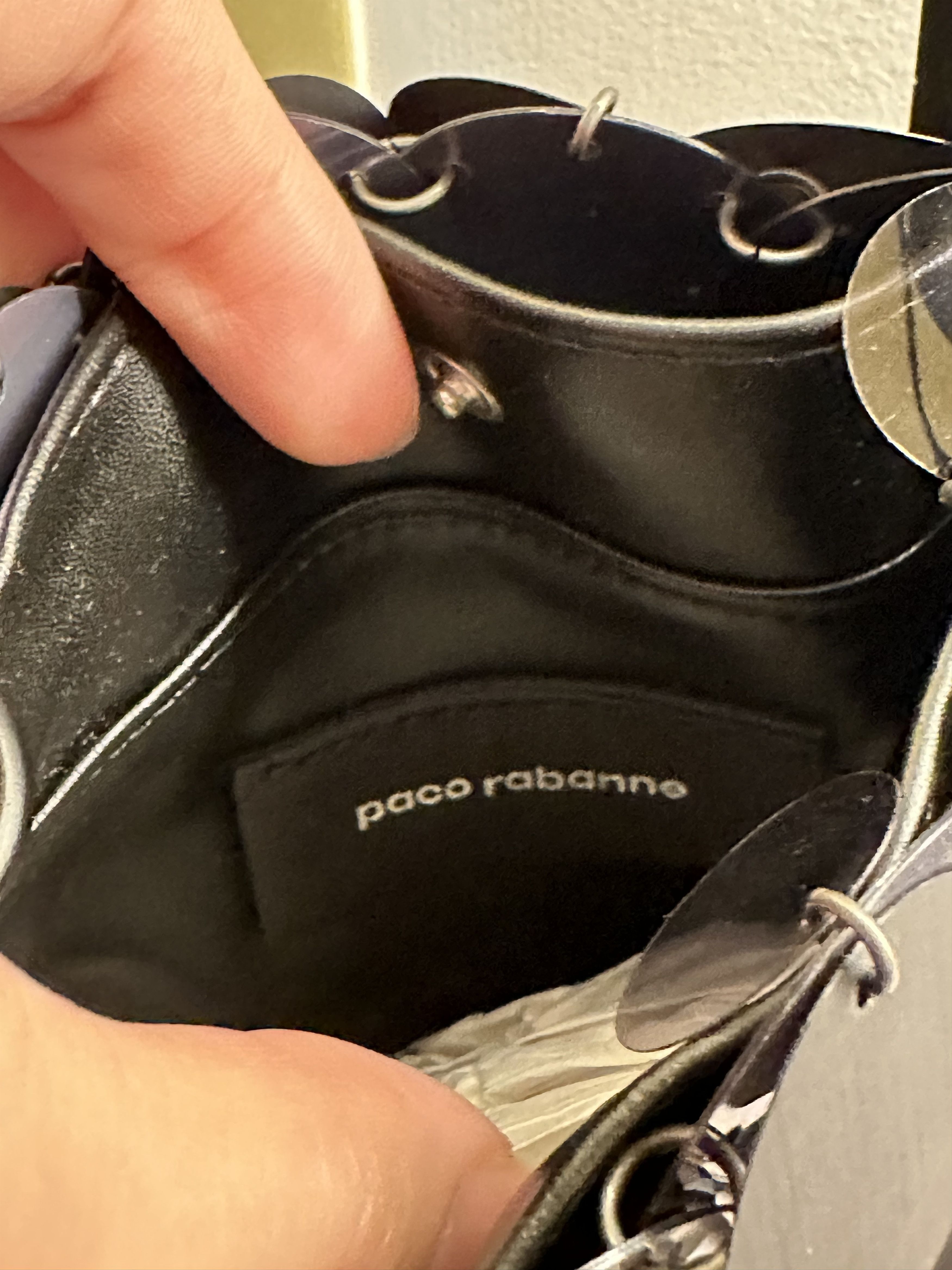 Paco Rabanne Paco Rabanne Mini Sequined Chain-link Crossbody bag Size ONE SIZE - 6 Thumbnail