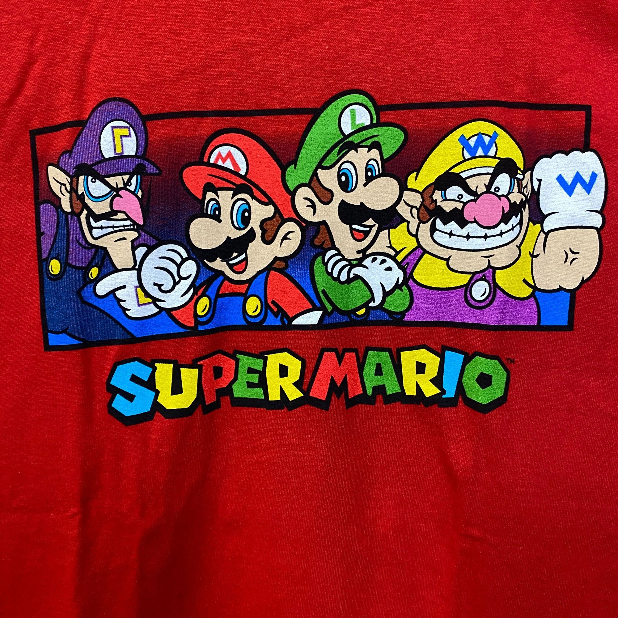 Nintendo Super Mario Bros Mario Luigi Wario Waluigi Promo T-Shirt L Size US L / EU 52-54 / 3 - 2 Thumbnail