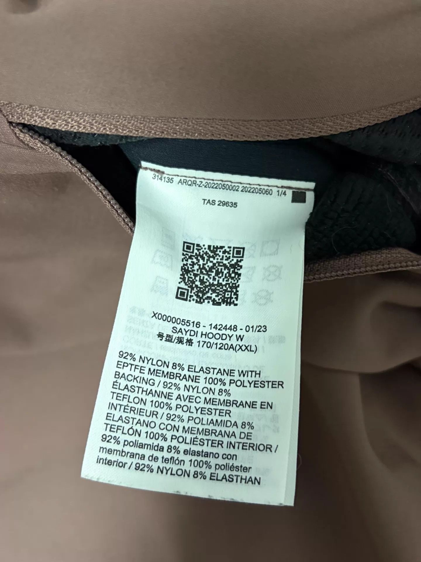 Arc'teryx ARC'TERYX Saydi Hoody Women's XXL Mint Softshell Size XXL / US 16-18 / IT 52-54 - 4 Thumbnail