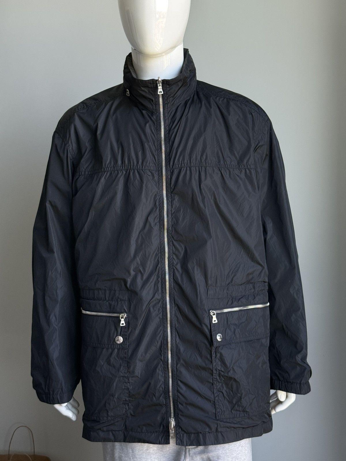 Prada Prada Reversible jacket Big Logo Nylon Size US XXL / EU 58 / 5 - 6 Thumbnail