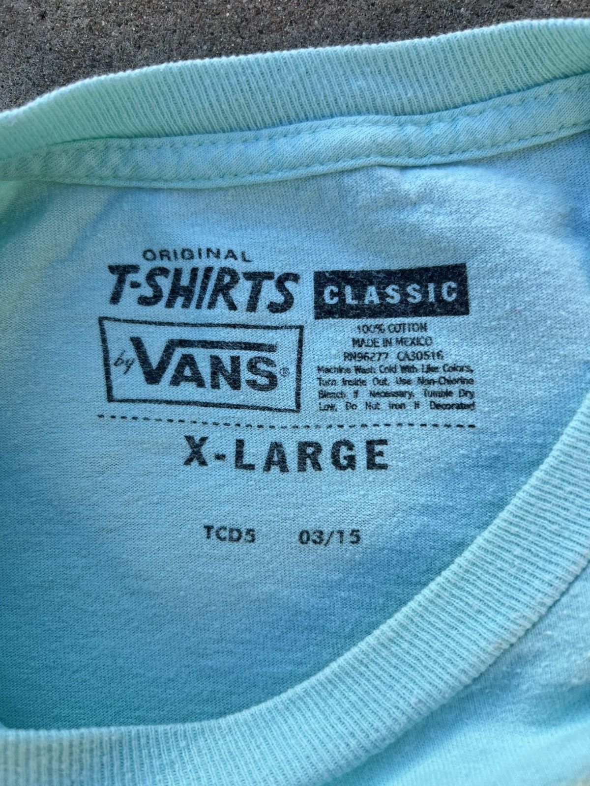 Vans × Vintage Vintage teal vans t shirt Size US XL / EU 56 / 4 - 3 Thumbnail