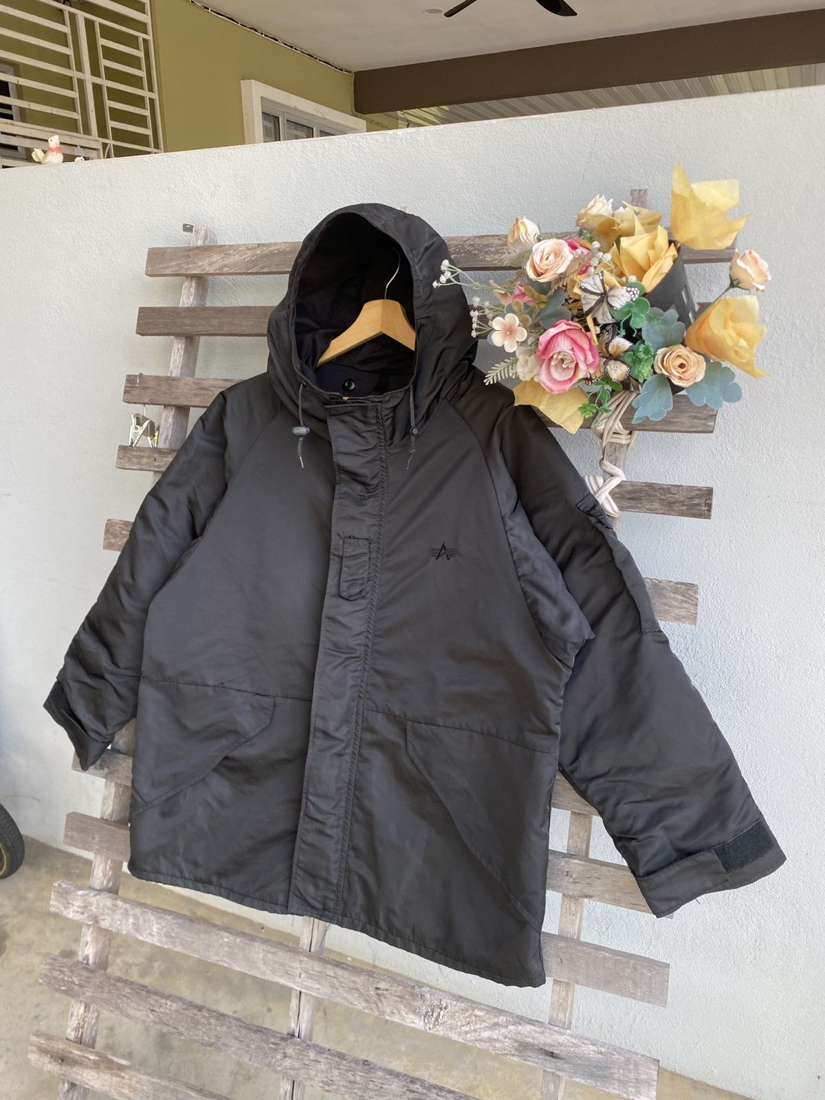 Alpha Industries Alpha Industries Hooded Puffer Jacket Minimal Logo, Boxy Fit Size US XL / EU 56 / 4 - 2 Thumbnail