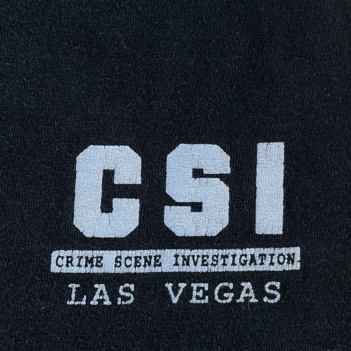 Affliction × JNCO Vintage 90s Black And White Humor CSI Vegas Graphic Tee L Size US XL / EU 56 / 4 - 3 Thumbnail