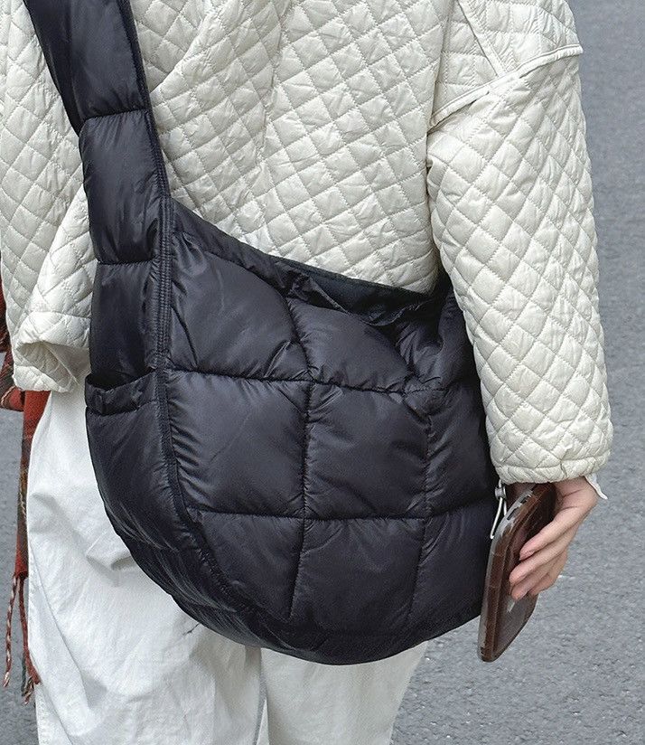 Japanese Brand × Vintage Retro y2k quilted hobo bag messenger bag Size ONE SIZE - 6 Thumbnail